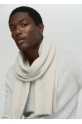 روسری 100% ترمه مردانه خاکستری روشن منگو