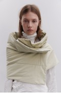 روسری پوفر - لمیتد ادیشن زنانه رنگ بژ زارا