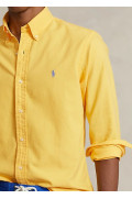 پیراهن آکسفورد کاستم فیت نخی زرد مردانه رالف رولن