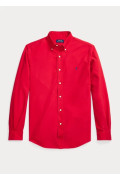 پیراهن آکسفورد کاستم فیت نخی قرمز مردانه رالف رولن