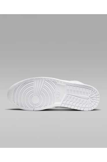 کتونی Air Jordan 1 Mid مردانه سفید/سفید/سفید نایک