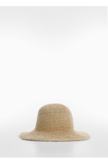 کلاه فیبر کنفی زنانه رنگ بژ منگو