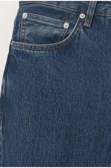 شلوار جین استاندارد آبی متوسط مردانه آبی متوسط پل اند بیر