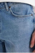 شلوار جین راسته مردانه آبی کمرنگ  دیفکتو
