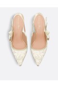 کفش پاشنه بلند مجلسی سفید زنانه کریستین دیور