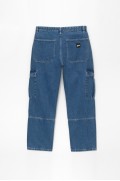 شلوار جین جیبدار گشاد مردانه آبی متوسط پل اند بیر
