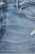 شلوار جین هویجی مردانه آبی متوسط پل اند بیر