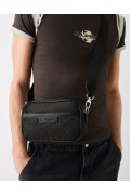 کیف دوشی بادی تکنیکال چاپ شده مردانه مشکی برشکا