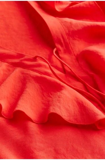 لباس شب گلدار زنانه قرمز اچ اند ام