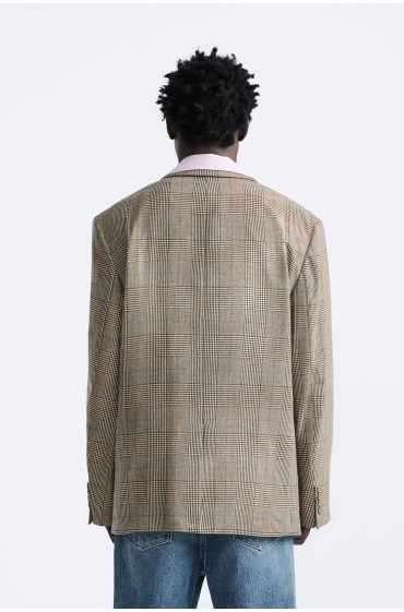 کت تک پشمی را بررسی کنید مردانه برنزه روشن  زارا