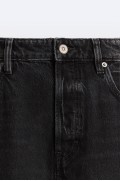 شلوار جین راسته مردانه مشکی  زارا