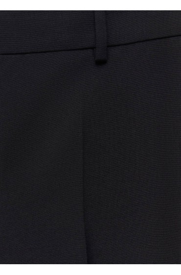 شلوار پارچه ای رسمی پشمی زنانه مشکی منگو