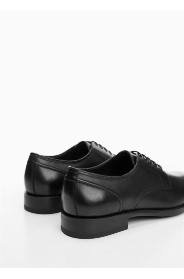 کفش رسمی چرمی مردانه مشکی منگو