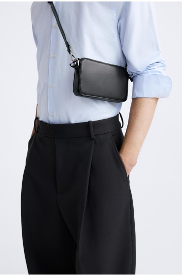 کیف دوشی تلفن همراه CROSSBODY مردانه مشکی  زارا