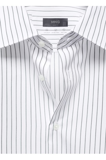 پیراهن Coolmax® با راه راه های اسلیم فیت مردانه سبز منگو