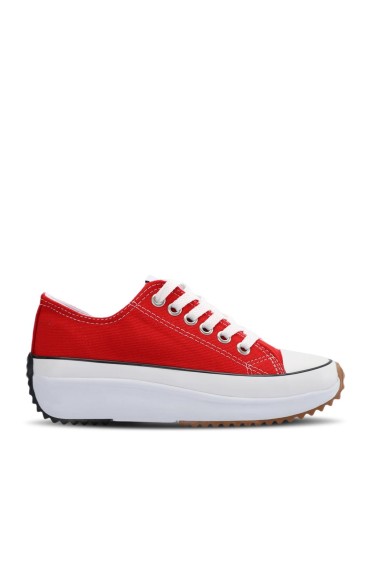 کفش کتونی زنانه قرمز ال سی وایکیکی
