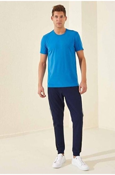 زیر لباس شب ورزشی مردانه Jogger با چاپ جیب زیپ دار نیلی - 84657 مردانه نیلی  ال سی وایکیکی