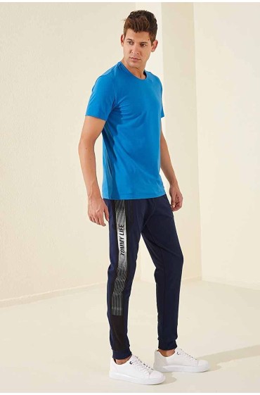 زیر لباس شب ورزشی مردانه Jogger با چاپ جیب زیپ دار نیلی - 84657 مردانه نیلی  ال سی وایکیکی