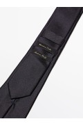 کراوات 100% بافت ابریشم مردانه سرمه ای ماسیمودوتی