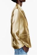 کت تک طلایی با شانه های اپل دار زنانه زارا