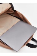 کوله پشتی پسرانه با محفظه لپ تاپ مردانه رنگ بژ  ال سی وایکیکی