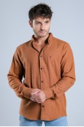 پیراهن تمبر زمستانی MAR 4157 مردانه کاشی  ال سی وایکیکی