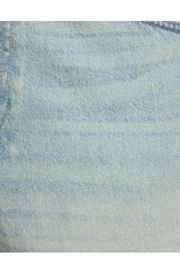شلوار جین گشاد مردانه آبی کمرنگ برشکا