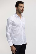 پیراهن سفید مردانه ایزی-آهنی دوبی کتان کلاسیک مردانه سفید  ال سی وایکیکی