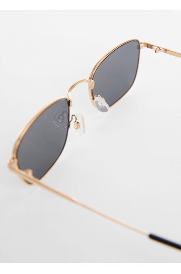 عینک آفتابی با پل فلزی زنانه رنگ نقره ای ای منگو
