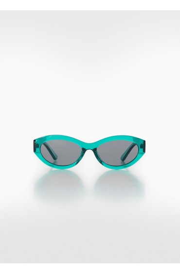 عینک آفتابی رترو زنانه آبی بنزینی منگو