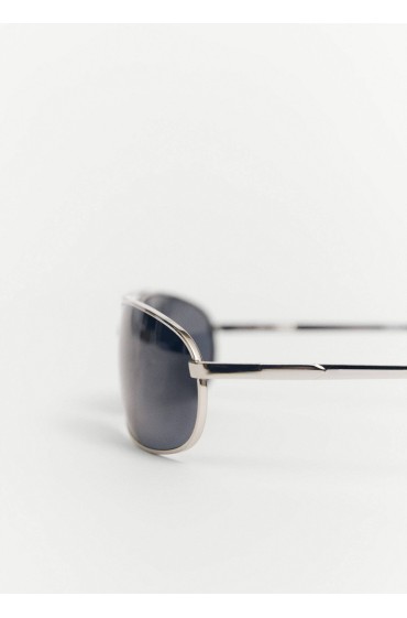 عینک آفتابی فریم فلزی زنانه رنگ نقره ای ای منگو