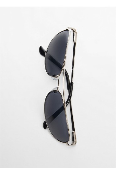 عینک آفتابی فریم فلزی زنانه رنگ نقره ای ای منگو