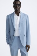 شلوار پارچه ای رسمی بافت مردانه آبی آسمانی  زارا