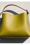 کیف دوشی با جزئیات سگک زنانه رنگ سبز منگو