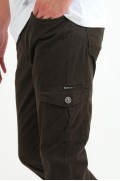 شلوار پارچه ای جیبدار مردانه جوگر با کمر کش و لگ Rodi ARMY013 مردانه خاکی  ال سی وایکیکی