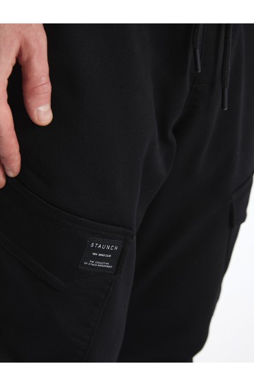 شلوار پارچه ای جیبدار مدل استاندارد مردانه مردانه مشکی  ال سی وایکیکی