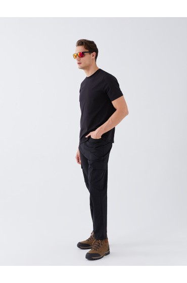 شلوار پارچه ای جیبدار مدل استاندارد مردانه مردانه مشکی جدید  ال سی وایکیکی