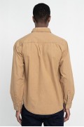 پیراهن مردانه شلوار جین تک جیبی با فیت راحت Relax Fit مردانه قهوه ای  ال سی وایکیکی