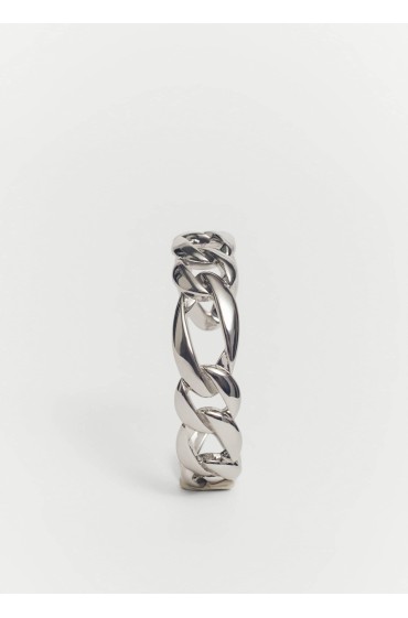 دستبند سخت به هم پیوسته زنانه رنگ نقره ای ای منگو