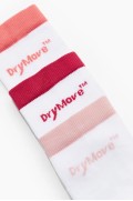 جوراب ورزشی 5 پک DryMove™ زنانه سفید/صورتی پر جنب و جوش اچ اند ام