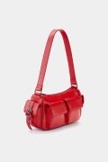 کیف دوشی ای چند جیب زنانه قرمز پل اند بیر