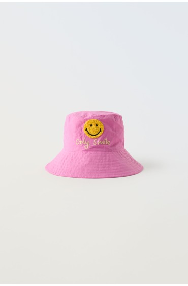 کلاه دخترانه رنگ صورتی زارا  2326/681/620