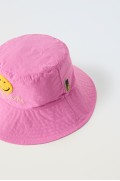 کلاه دخترانه رنگ صورتی زارا  2326/681/620