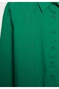 پیراهن پوپلین اورسایز زنانه سبز استرادیوریوس
