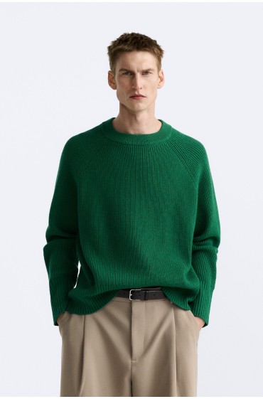 کت تک بافت مردانه سبز  زارا