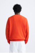 کت تک ترکیبی پشمی مردانه نارنجی  زارا