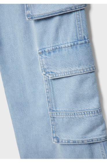 شلوار جین شش جیب زنانه جین آبی استرادیوریوس