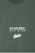 تیشرت STWD Records مردانه سبز پل اند بیر