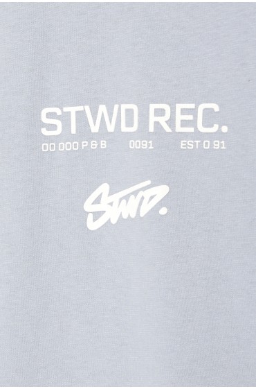 تیشرت STWD Records مردانه آبی آسمانی پل اند بیر