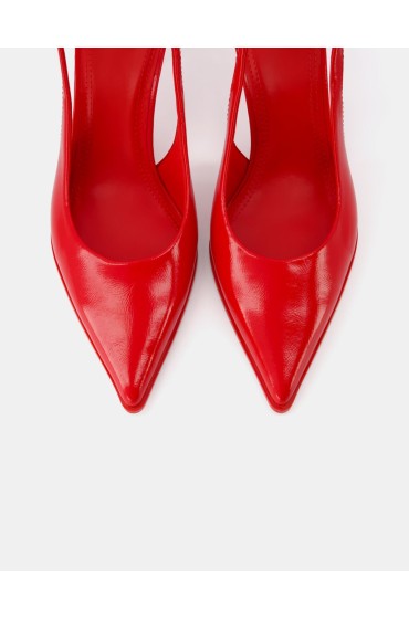 کفش پاشنه دار بچه گربه زنانه قرمز برشکا